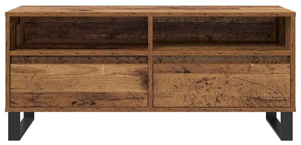 TV szekrény Öreg fa 100 x 34,5 x 44,5 cm Műszaki fa és vas