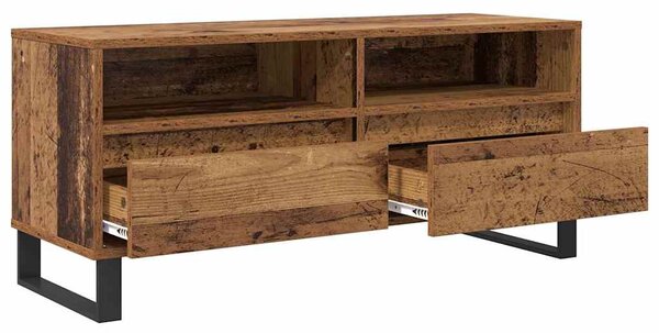 TV szekrény Öreg fa 100 x 34,5 x 44,5 cm Műszaki fa és vas