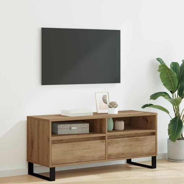 TV szekrény fiókkal Artisan tölgy 100 x 34,5 x 44,5 cm