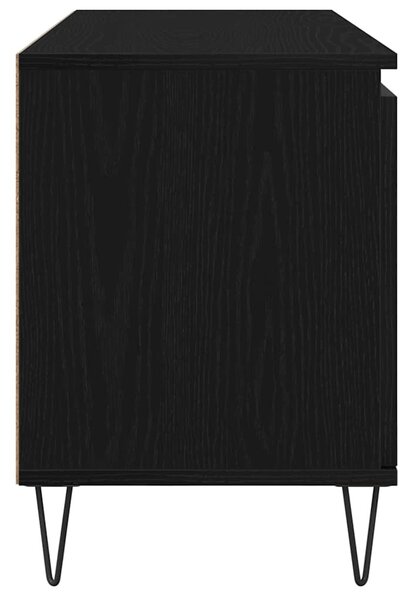 TV szekrény Fekete tölgy 104 x 35 x 50 cm Faanyag