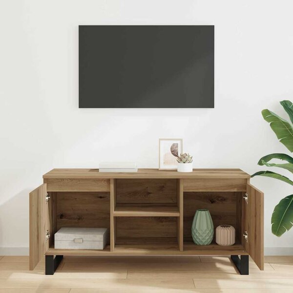 TV szekrény Artisan tölgy 104 x 35 x 50 cm Faanyag