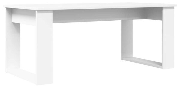 Kávasztal Szett 2 pcs Fehér Faanyag