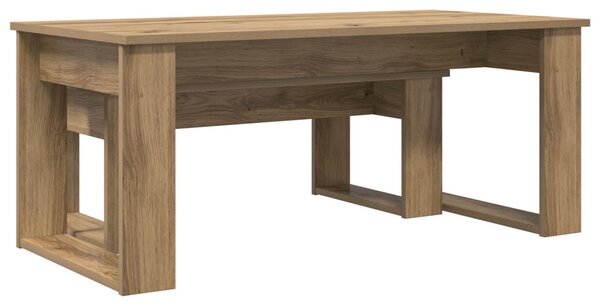 Kávasztal Szett 2 pcs Artisan tölgy Faanyag