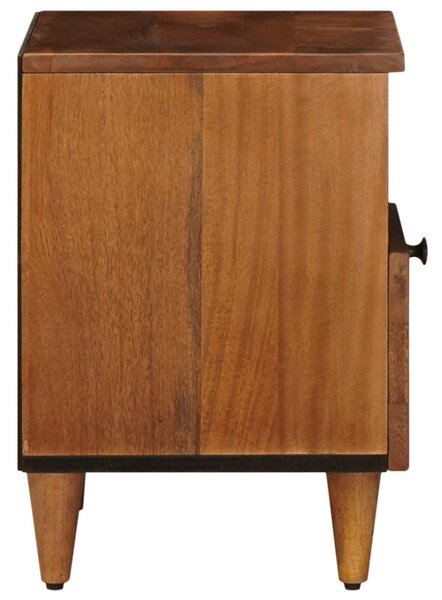Éjjeliszekrény 2 pcs Barna 40 x 33 x 46 cm Tömör Mangófát