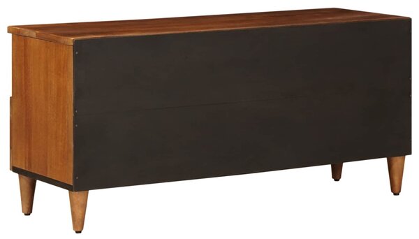 TV szekrény fiókkal Dió 100 x 33 x 46 cm Tömör Mangófát