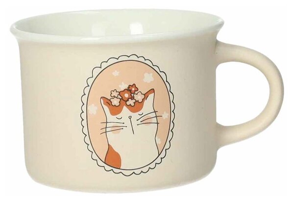 Porcelán bögre szett 4 db-os 150 ml Cani e Gatti – Brandani
