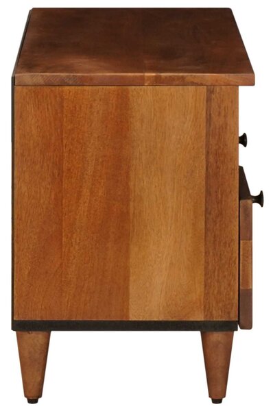 TV szekrény fiókkal Dió 100 x 33 x 46 cm Tömör Mangófát