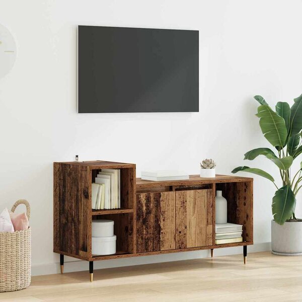 TV szekrény Öreg fa 100 x 35 x 55 cm Faanyag