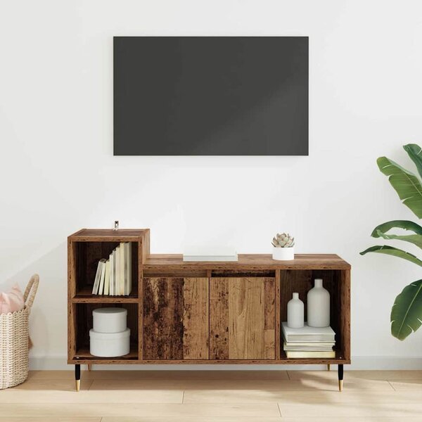 TV szekrény Öreg fa 100 x 35 x 55 cm Faanyag