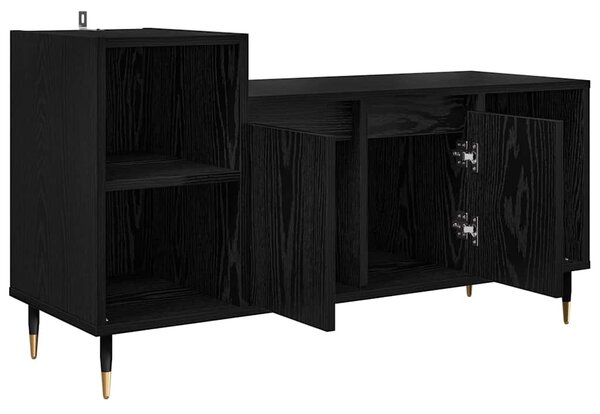 TV szekrény Fekete tölgy 100 x 35 x 55 cm Faanyag