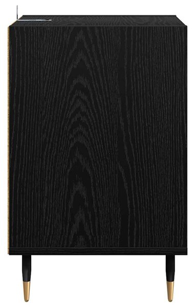 TV szekrény Fekete tölgy 100 x 35 x 55 cm Faanyag