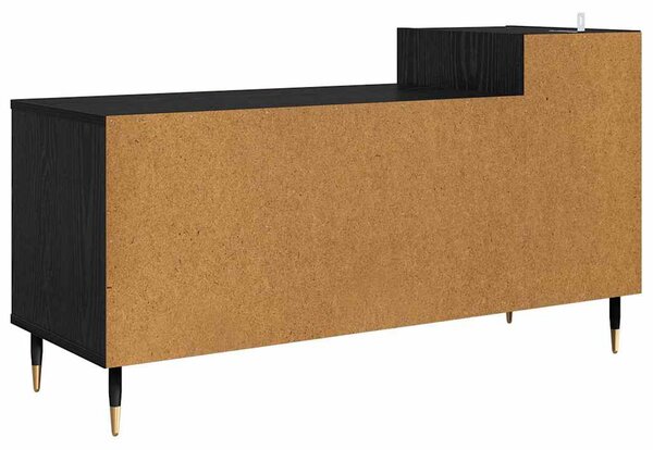 TV szekrény Fekete tölgy 100 x 35 x 55 cm Faanyag