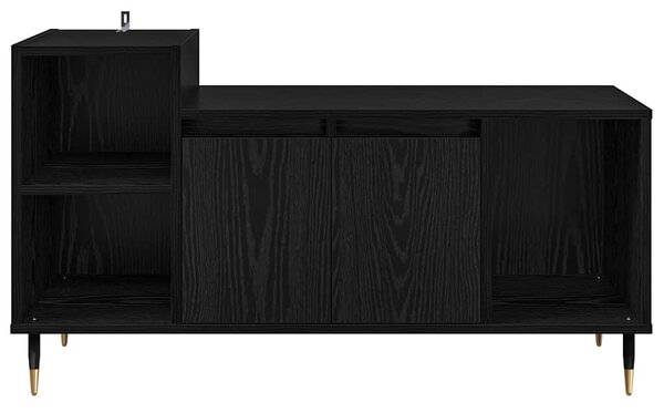 TV szekrény Fekete tölgy 100 x 35 x 55 cm Faanyag