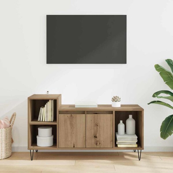 TV szekrény Artisan tölgy 100 x 35 x 55 cm Faanyag