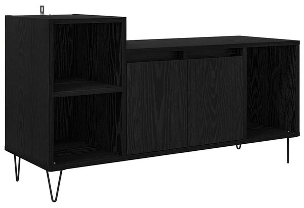 TV szekrény Fekete tölgy 100 x 35 x 55 cm Faanyag