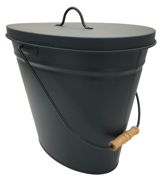 Hamugyűjtő vödör 20 l, fekete