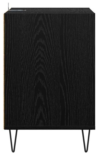 TV szekrény Fekete tölgy 100 x 35 x 55 cm Faanyag