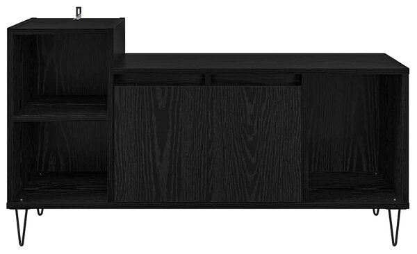 TV szekrény Fekete tölgy 100 x 35 x 55 cm Faanyag