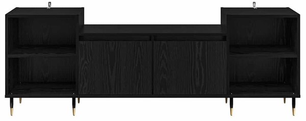 TV szekrény Fekete tölgy 160 x 35 x 55 cm Faanyag