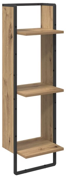 Fali polc készlet 6 pcs Artisan tölgy 100 x 25 x 30 cm Faanyag