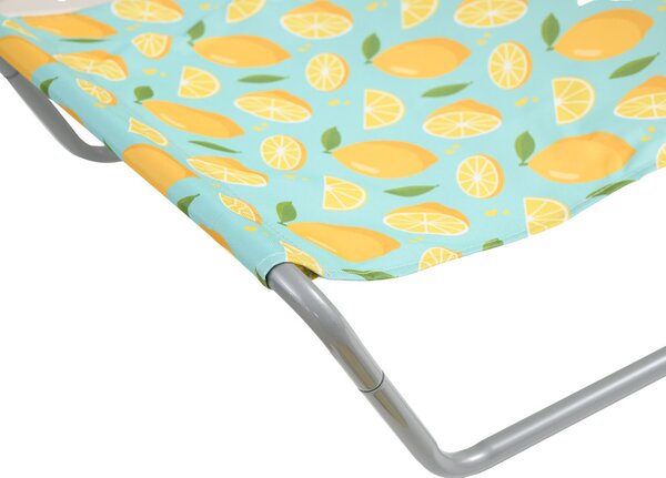 Összecsukható strandnyugágy SAND LEMON, színes kivitel