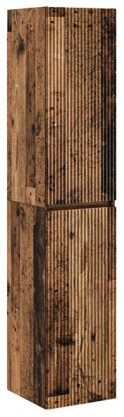 Fürdőszobai Szekrény Szett 5 pcs Antik Fa 53 x 15,5 x 70 cm