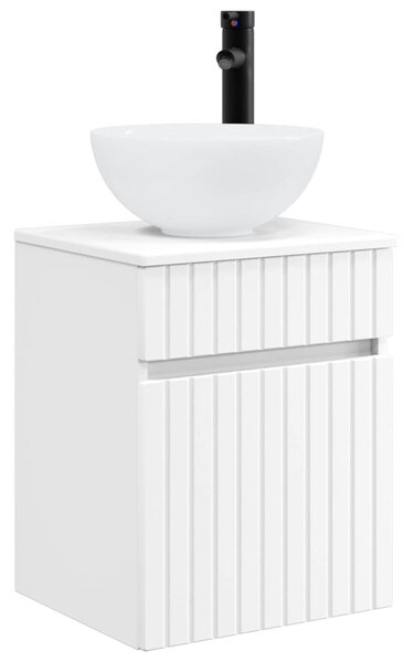 Fürdőszobai Szekrény Szett 5 pcs Fehér 40 x 10,5 x 60,5 cm