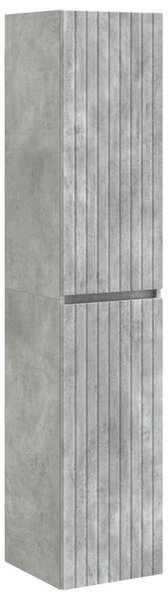 Fürdőszobai Szekrény Szett 5 pcs Betonszürke
