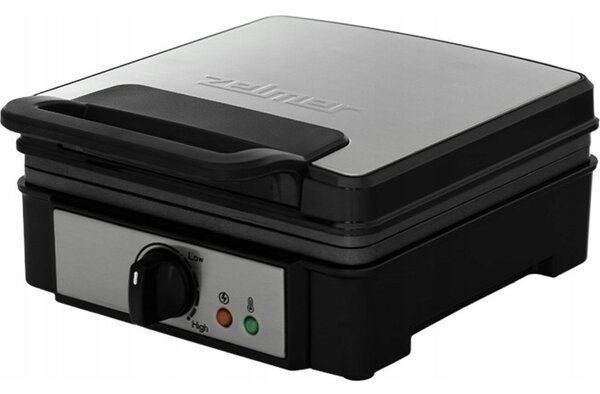 Zelmer ZWM0012 Elektromos gofrisütő 1200 Watt - Fekete / Inox