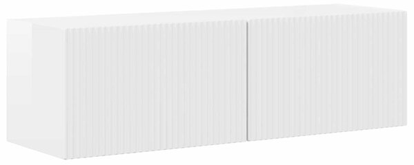 TV falit kabinet szett 4 pcs Magas Fényű Fehér Faanyag