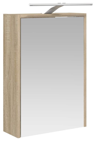 Fürdőszobai Szekrény Szett 5 pcs Sonoma Tölgy 43 x 16 x 62,5 cm