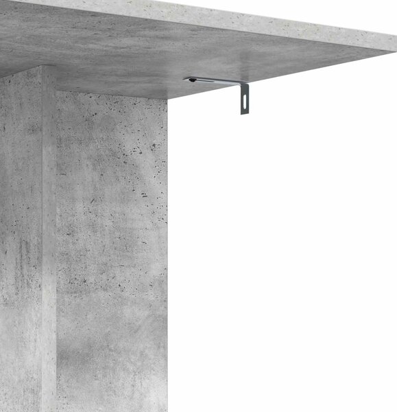 Oldal asztal Beton Szürke 45 x 40 x 62,5 cm Faanyag