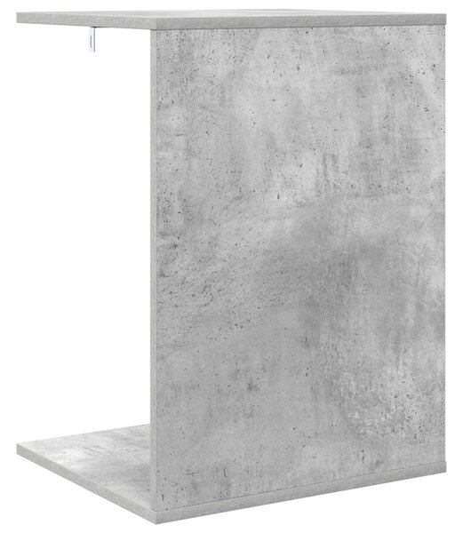 Oldal asztal Beton Szürke 45 x 40 x 62,5 cm Faanyag