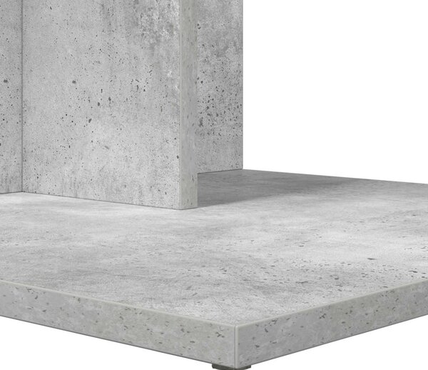 Oldal asztal Beton Szürke 45 x 40 x 62,5 cm Faanyag