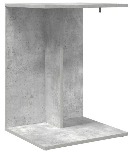 Oldal asztal Beton Szürke 45 x 40 x 62,5 cm Faanyag