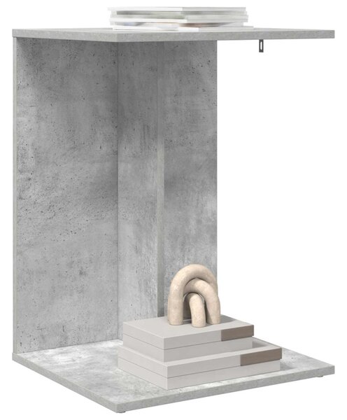 Oldal asztal Beton Szürke 45 x 40 x 62,5 cm Faanyag