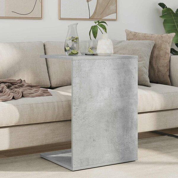 Oldal asztal Beton Szürke 45 x 40 x 62,5 cm Faanyag