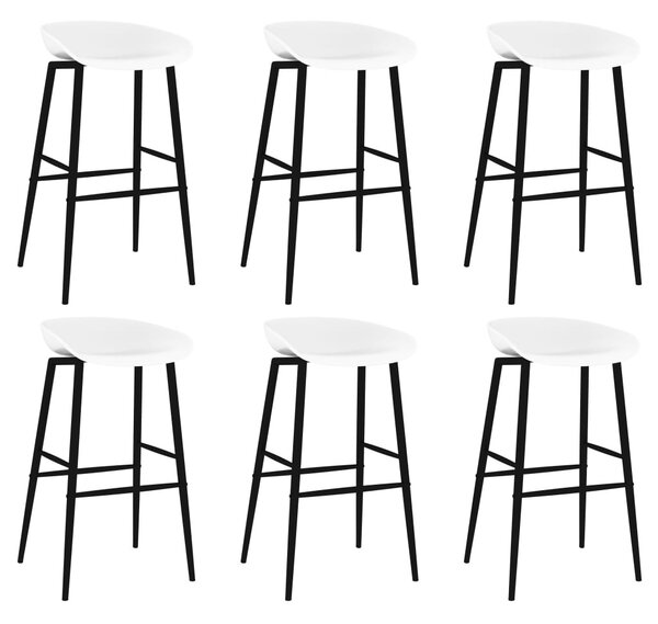 7 részes fekete és fehér bárszett