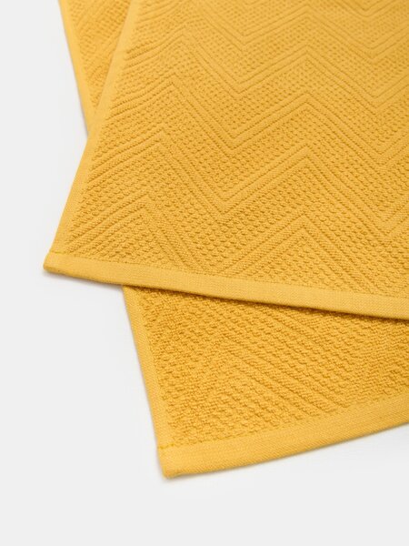 Sinsay - Jacquard mintás törölköző készlet 2 pack - borostyánszínű