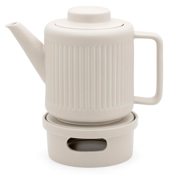Fehér porcelán teáskanna szűrővel 1,2 l Skagen – Bredemeijer