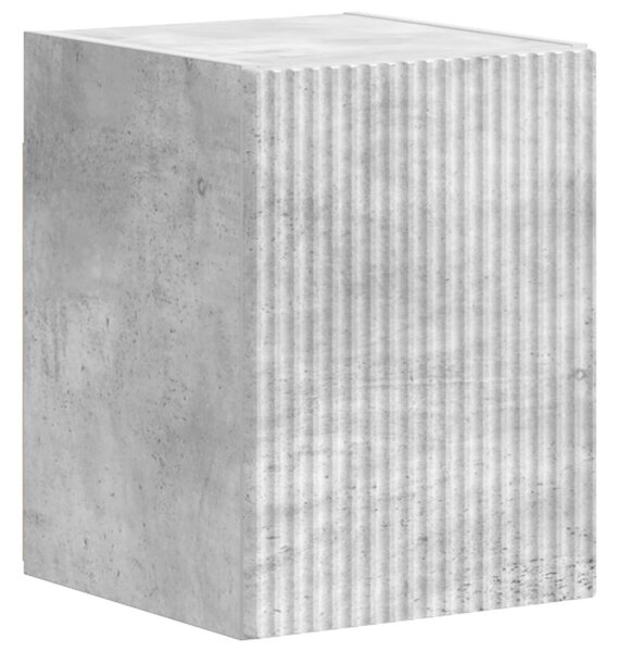 TV szekrény garnitúra 4 pcs Beton Szürke Faanyag