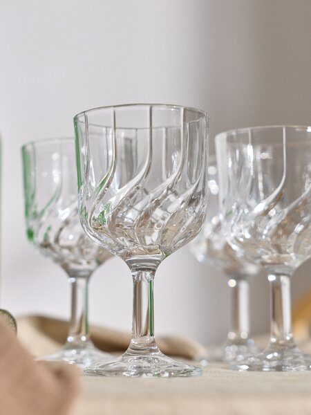 Sinsay - Talpas poharak dombornyomott mintával 4 pack - clear