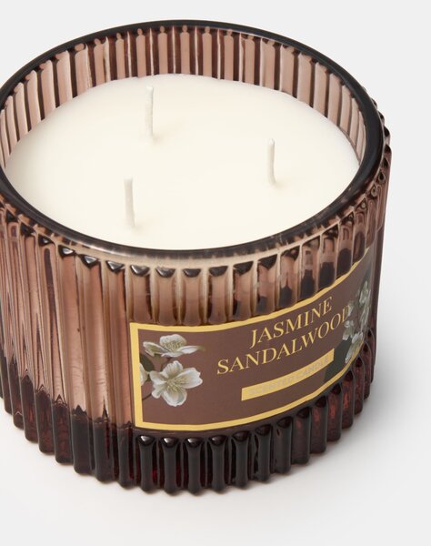 Sinsay - Illatos gyertya Jasmine Sandalwood - barna