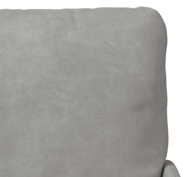 Kanapék párnával 110cm Világosszürke Furnér