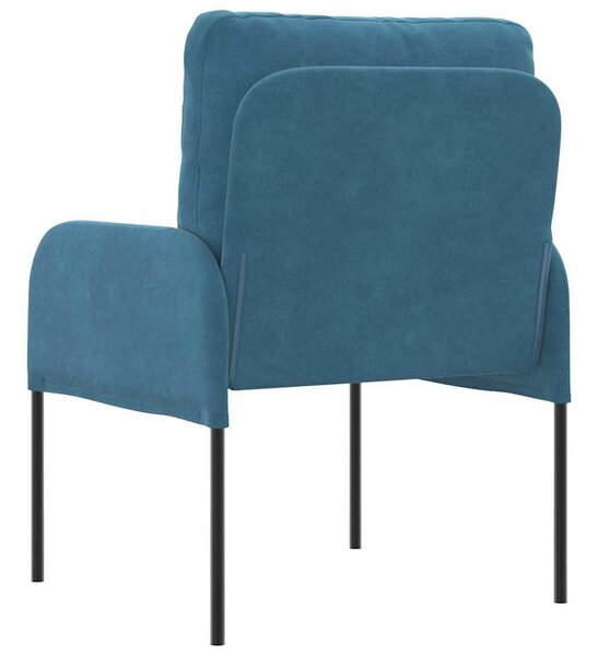 Kanapék párnával 55cm Kék Furnér