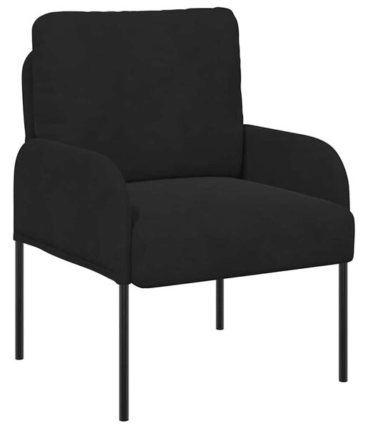 Kanapék párnával 55cm Fekete Furnér