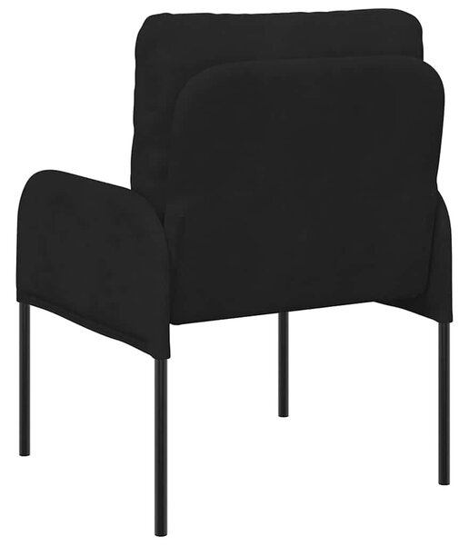 Kanapék párnával 55cm Fekete Furnér