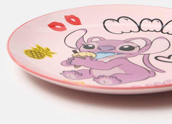 Sinsay - Kerámia tányér Lilo & Stitch - többszínű