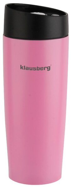Klausberg dupla falú utazó bögre 380ml - pink (KB-7148P)