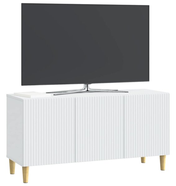 TV szekrény Fehér 99 x 34,5 x 50 cm Szerelt Fa